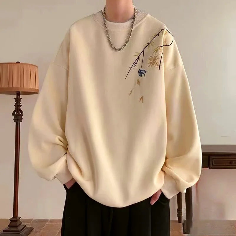 Bird Print Sweatshirt